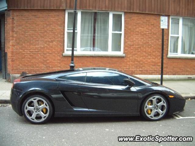 Lamborghini Gallardo spotted in London, United Kingdom