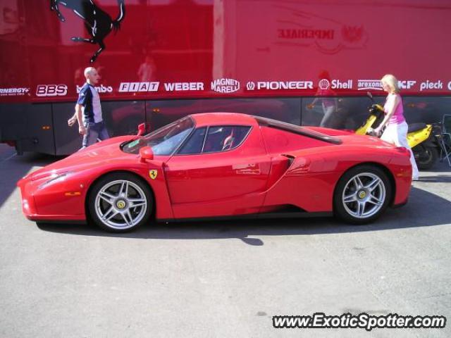 Ferrari Enzo spotted in Francorchamps, Belgium