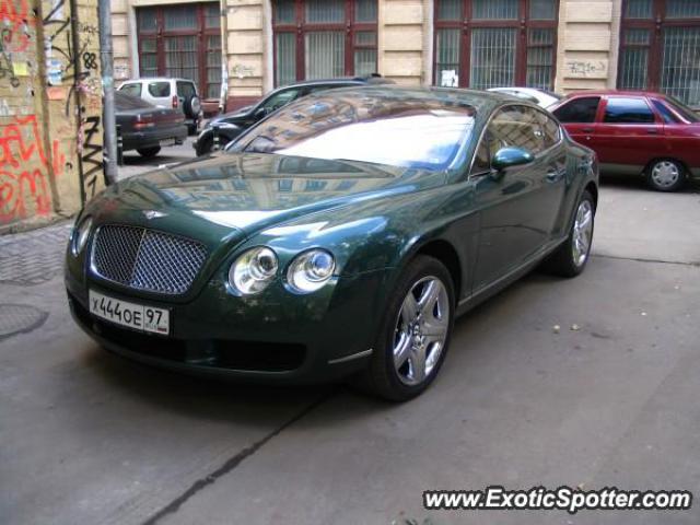 Bentley Continental spotted in Moscow, Russia