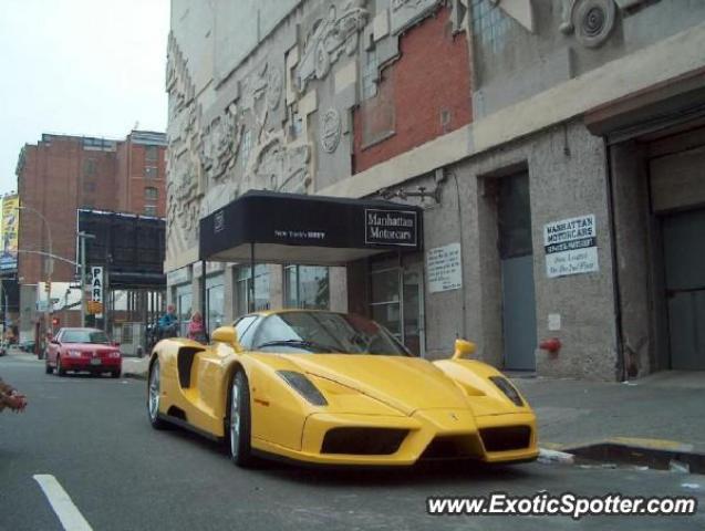 Ferrari Enzo spotted in New York, New York