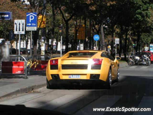 Lamborghini Gallardo spotted in Wenen, Austria