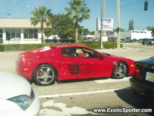 Ferrari Testarossa spotted in Ft. lauderdale, Florida