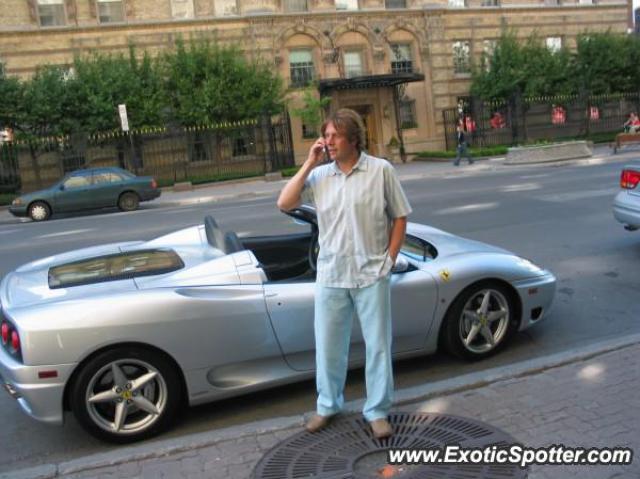 Ferrari 360 Modena spotted in Montreal, Canada