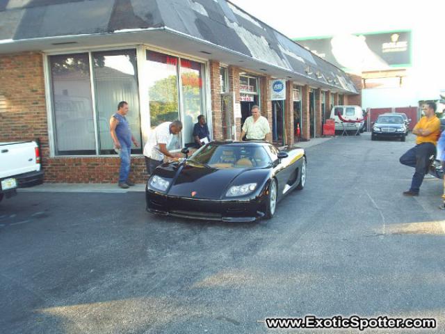 Koenigsegg CC8S spotted in Ft. Lauderdale, Florida