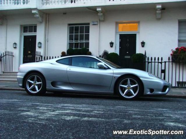 Ferrari 360 Modena spotted in London, United Kingdom