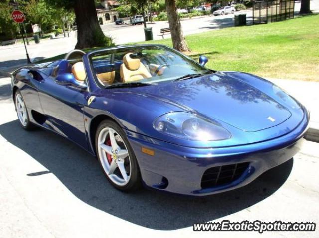 Ferrari 360 Modena spotted in Los Gatos, California