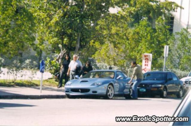 Ferrari 575M spotted in South Beach, Florida