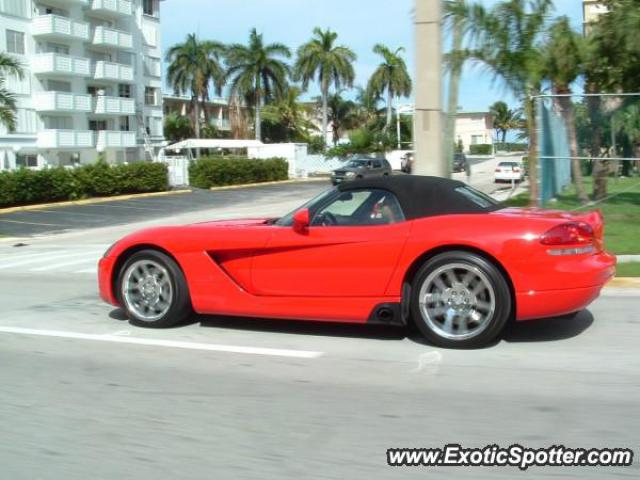 Dodge Viper spotted in South Beach, Florida