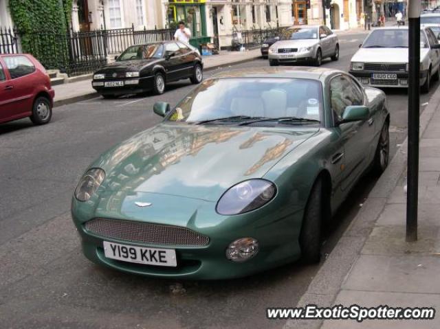 Aston Martin DB7 spotted in London, United Kingdom