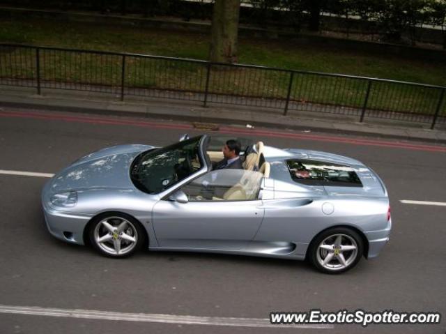 Ferrari 360 Modena spotted in London, United Kingdom