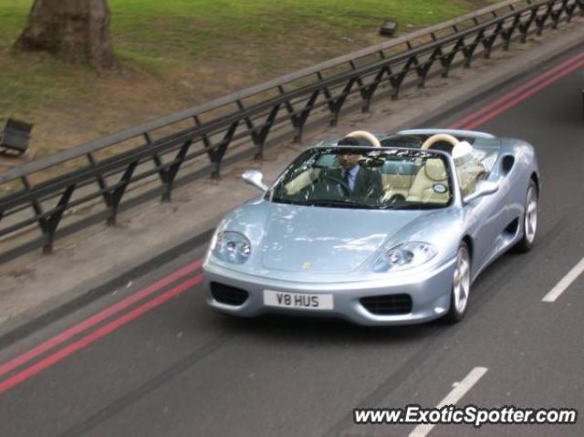 Ferrari 360 Modena spotted in London, United Kingdom