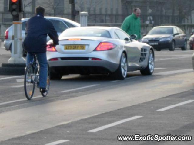 Mercedes SLR spotted in Paris, France