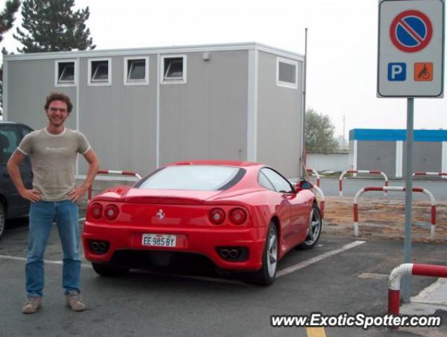 Ferrari 360 Modena spotted in Milano, Italy