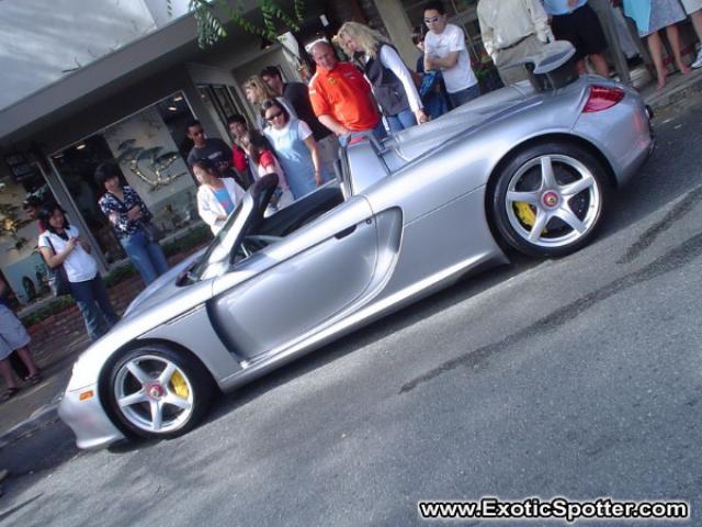 Porsche Carrera GT spotted in Carmel, California