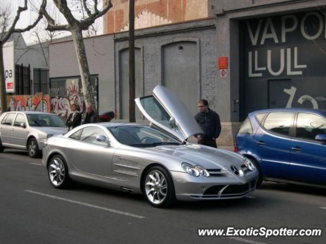 Mercedes SLR spotted in Barcelona, Spain