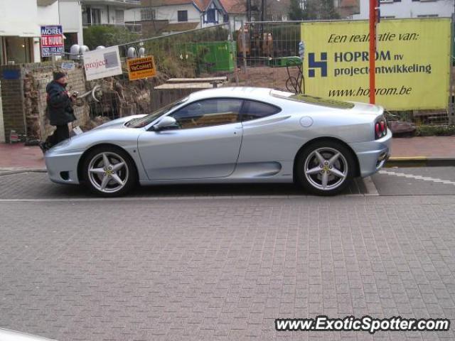 Ferrari 360 Modena spotted in Knokke, Belgium