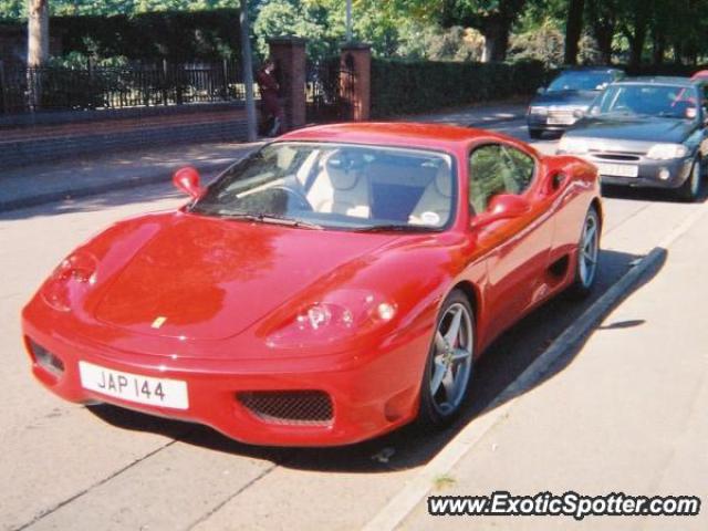 Ferrari 360 Modena spotted in Cheltenham, United Kingdom