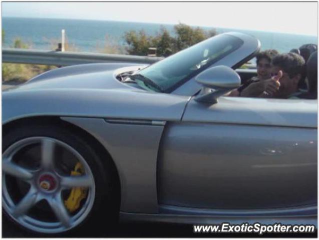 Porsche Carrera GT spotted in Malibu, California