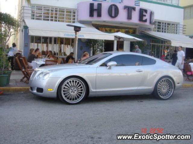 Bentley Continental spotted in Miami, Florida