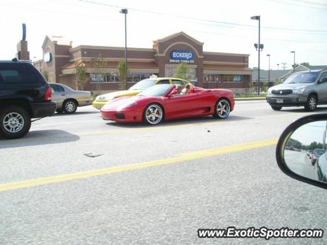 Ferrari 360 Modena spotted in Baltimore, Maryland