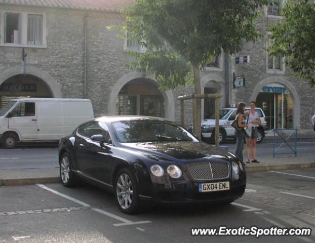 Bentley Continental spotted in Pont-Saint  Esprit, France