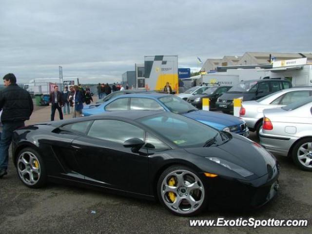 Lamborghini Gallardo spotted in Doningnton Park, United Kingdom