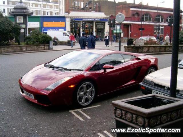 Lamborghini Gallardo spotted in London, United Kingdom