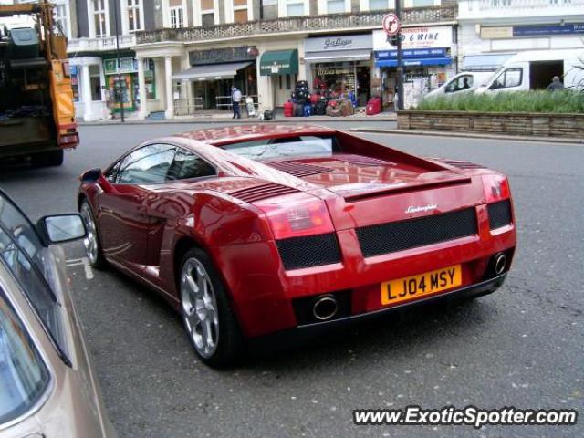 Lamborghini Gallardo spotted in London, United Kingdom