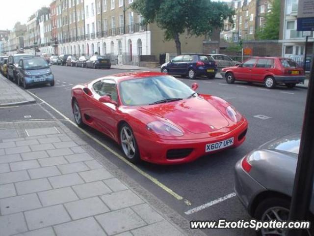 Ferrari 360 Modena spotted in London, United Kingdom