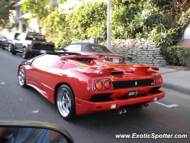 Lamborghini Diablo spotted in Newport, California