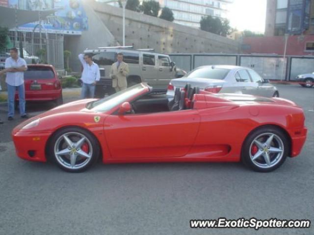 Ferrari 360 Modena spotted in Mexico City, Mexico