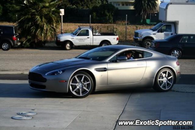 Aston Martin Vantage spotted in Malibu, California