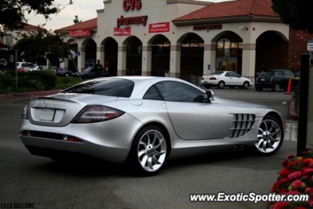 Mercedes SLR spotted in Calabasas, California