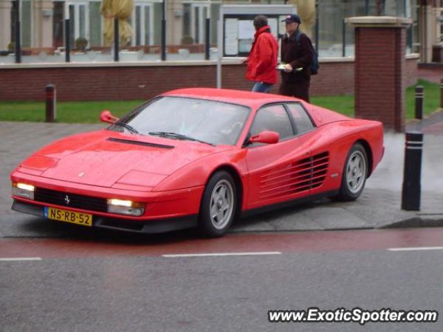 Ferrari Testarossa spotted in Noordwijk, Netherlands