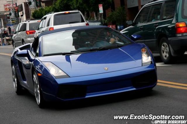 Lamborghini Gallardo spotted in Santa Monica, California