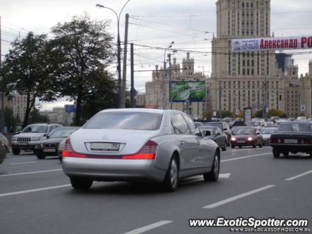 Mercedes Maybach spotted in Moscow, Russia