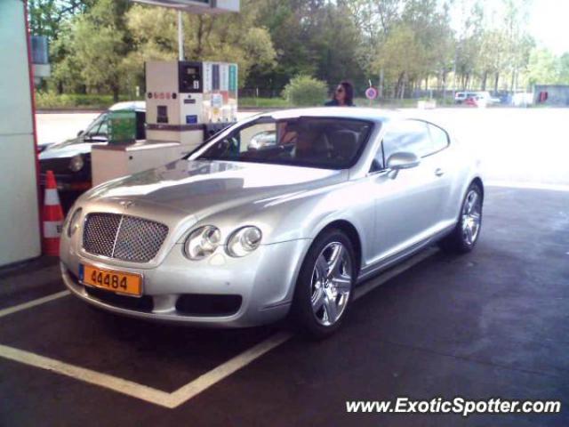 Bentley Continental spotted in On the runway, France