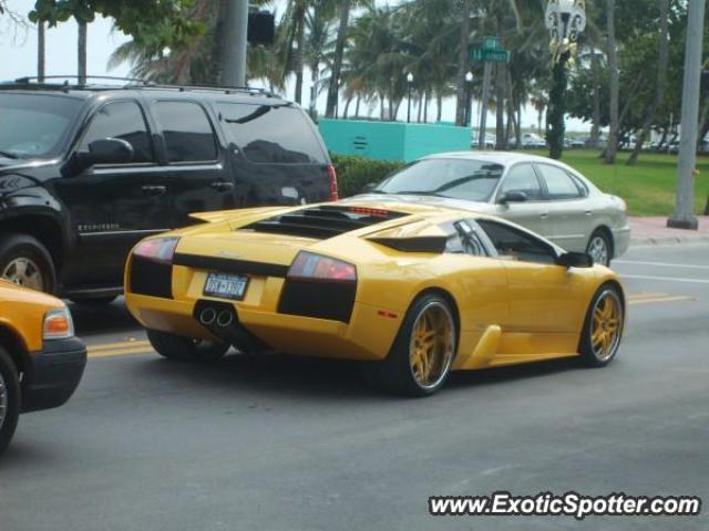 Lamborghini Murcielago spotted in Miami, Florida