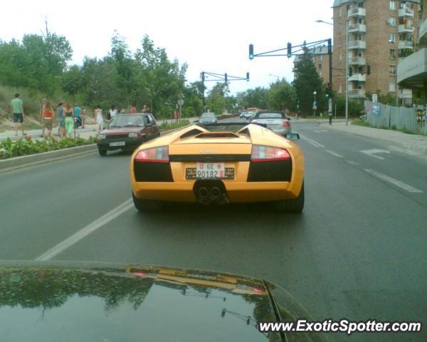 Lamborghini Murcielago spotted in Sofia, Bulgaria