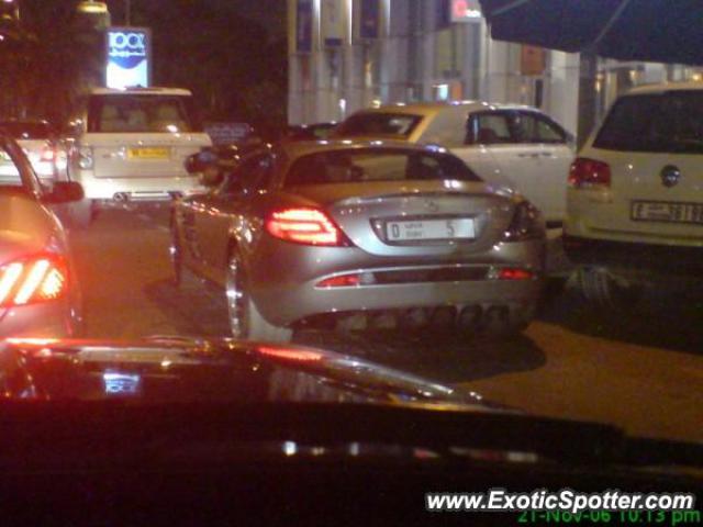 Mercedes SLR spotted in Dubai, United Arab Emirates