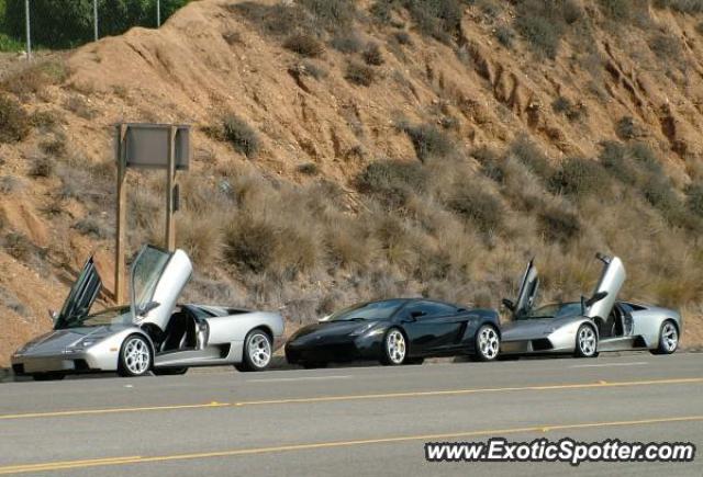 Lamborghini Murcielago spotted in County Line, California