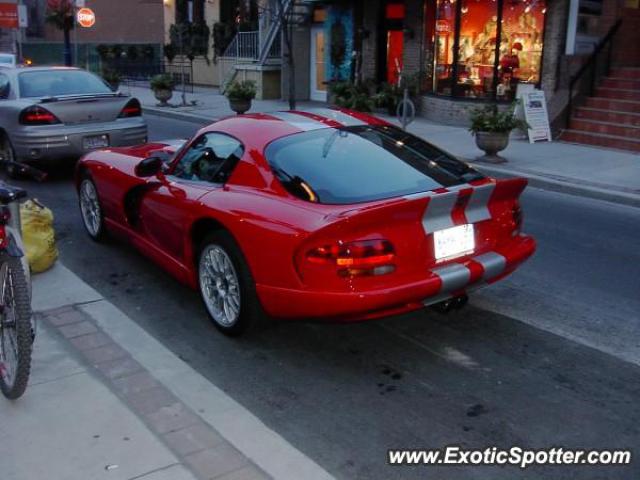 Dodge Viper spotted in Toronto, Canada