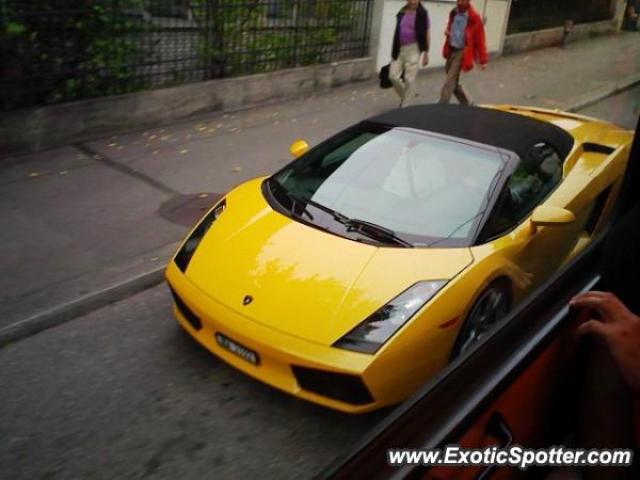 Lamborghini Gallardo spotted in Zurich, Switzerland