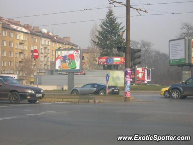 Bugatti Veyron spotted in Sofia, Bulgaria