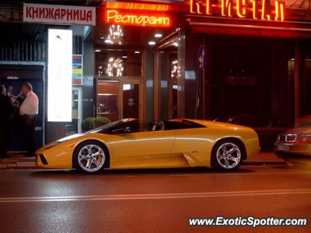 Lamborghini Murcielago spotted in Sofia, Bulgaria