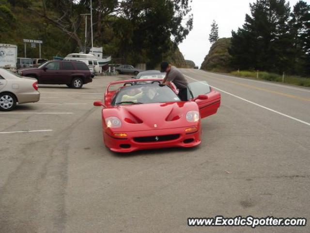 Ferrari F50 spotted in Near Monterey, California