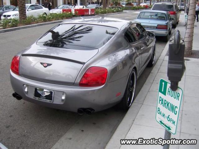 Bentley Continental spotted in Beverly Hills, California