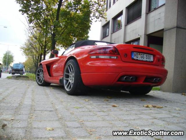 Dodge Viper spotted in Stuttgart, Germany