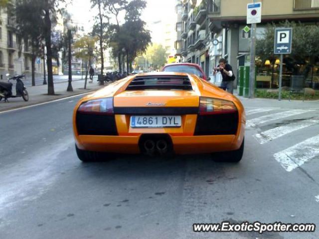 Lamborghini Murcielago spotted in Barcelona, Spain