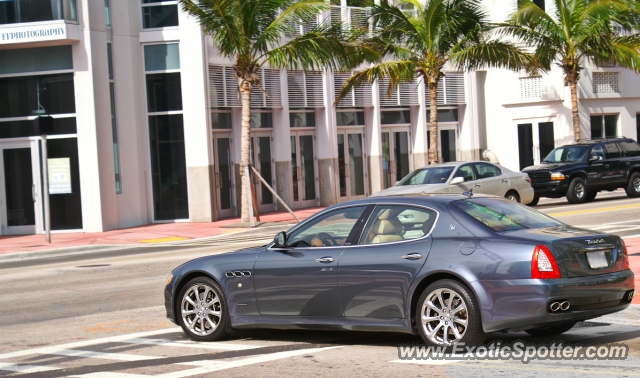 Maserati Quattroporte spotted in Miami, Florida